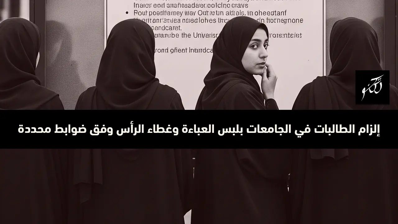 إلزام الطالبات في الجامعات بلبس العباءة وغطاء الرأس وفق ضوابط محددة