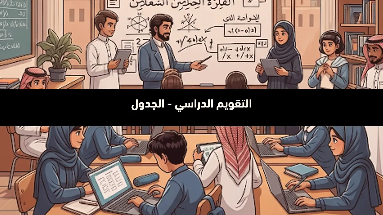 التقويم الدراسي في السعودية للعام 1447 هـ / 2025-2026 م